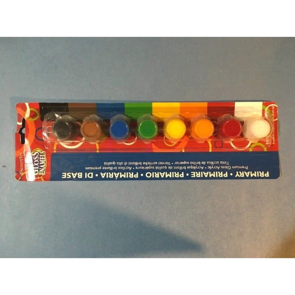 Decoart GlossEnamels Primary Color 8 Pot
